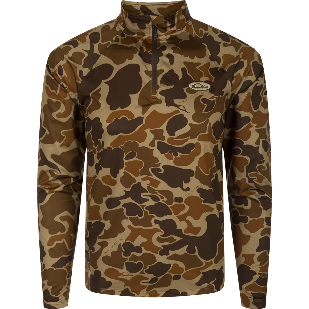 Men's Coats for City WearDrake EST Microlite Quarter Zip Pullover