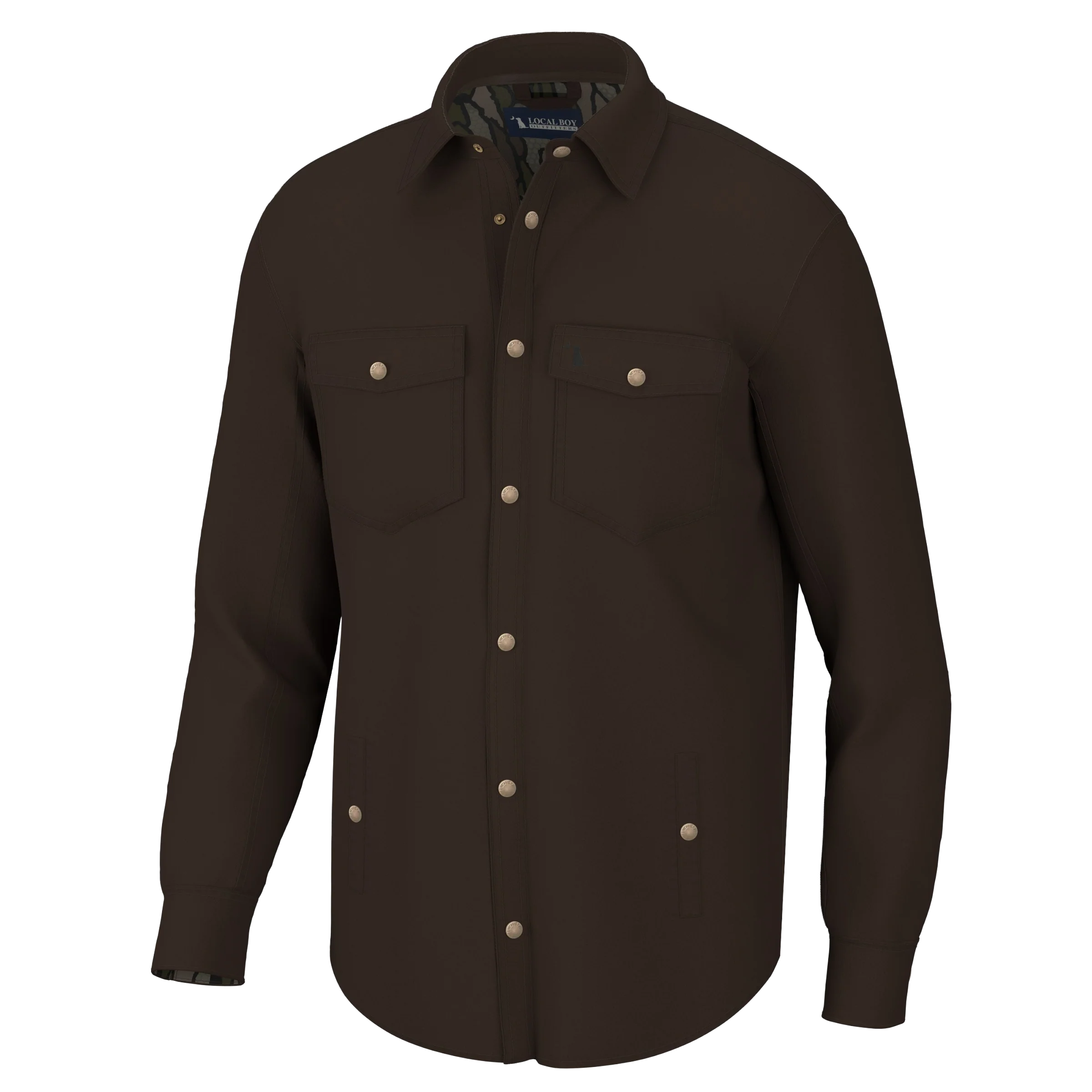 Men's Coats with Adjustable SleevesLocal Boy Sportsman's Shacket