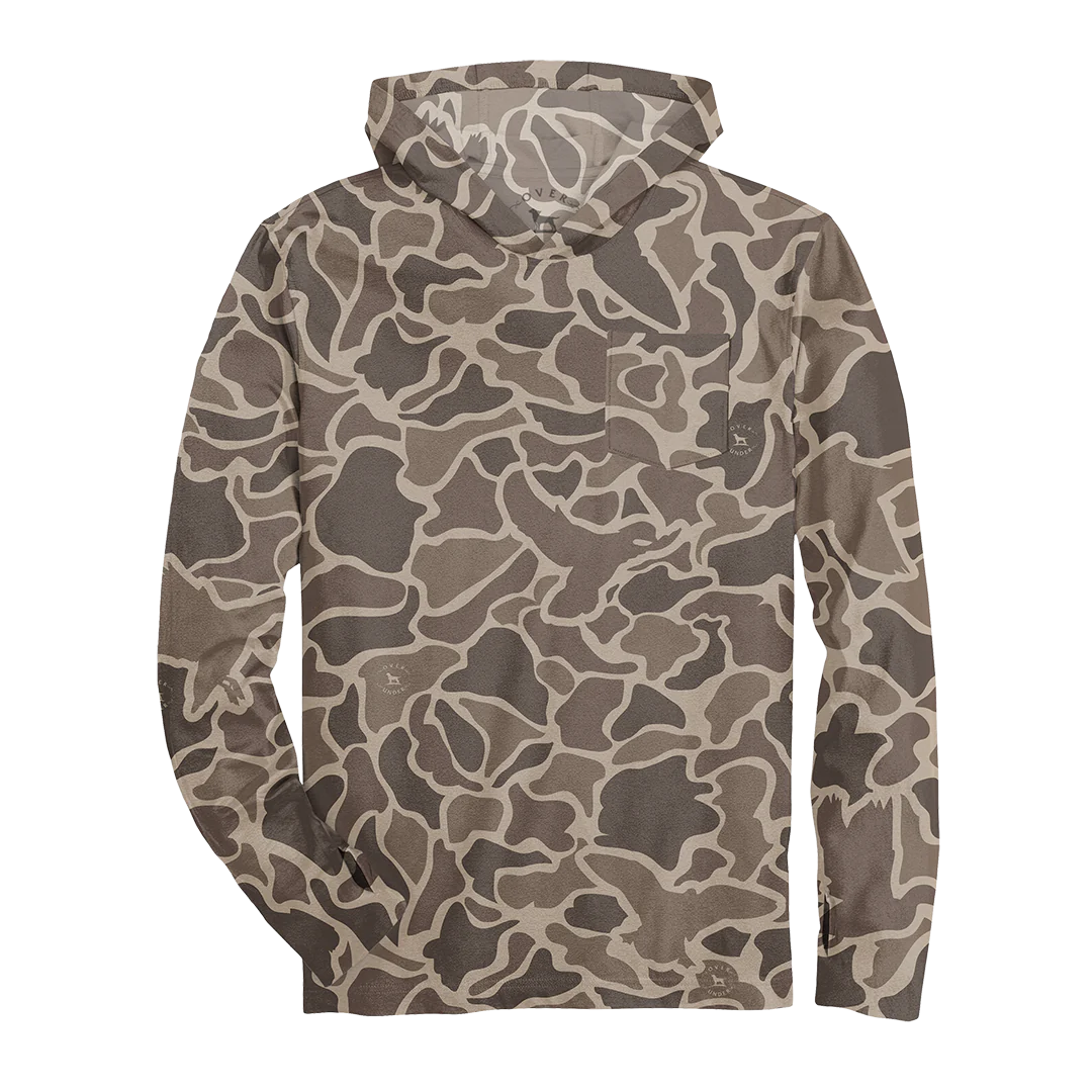 Men's Coats with Embroidered DetailsOver Under Core Layer Hoody