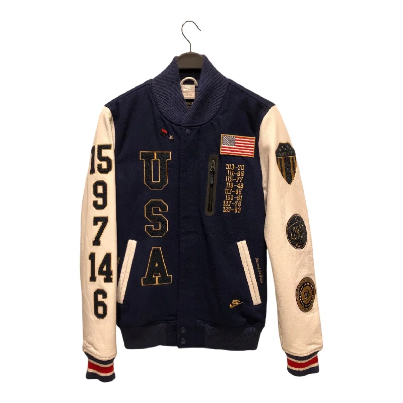 Men's Coats with Quick-Dry FabricNIKE/Jacket/S/Wool/BLU/