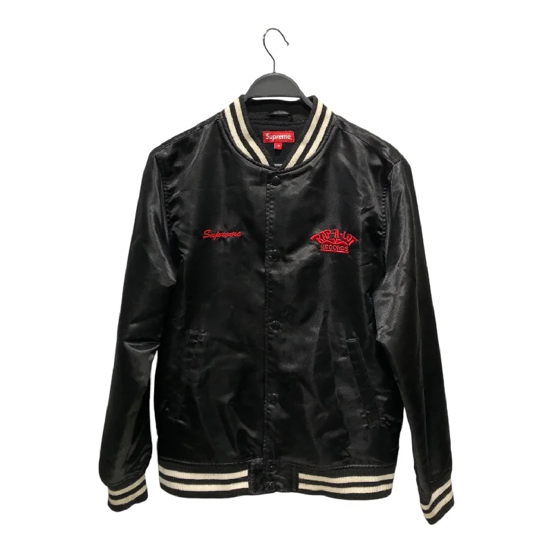 Men's Coats Made in ItalySupreme/Jacket/M/Polyester/BLK/RAP A LOT JACKET