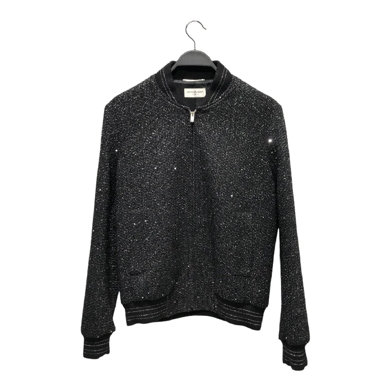 Men's Coats for Ice FishingSAINT LAURENT/Jacket/50/BLK/SEQUIN BOMBER JACKET