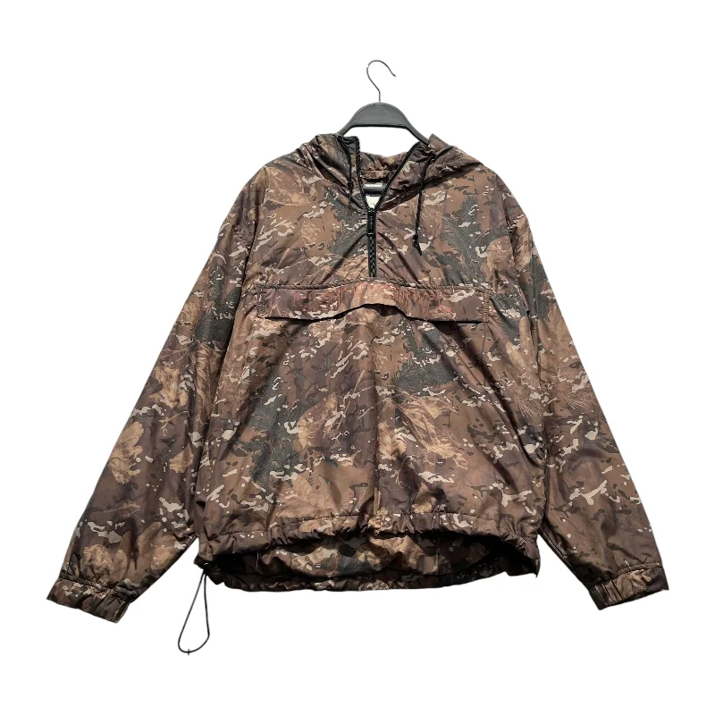 Men's Coats for Rainy WeatherCarhartt/Windbreaker/S/Nylon/GRN/Camouflage/half zip