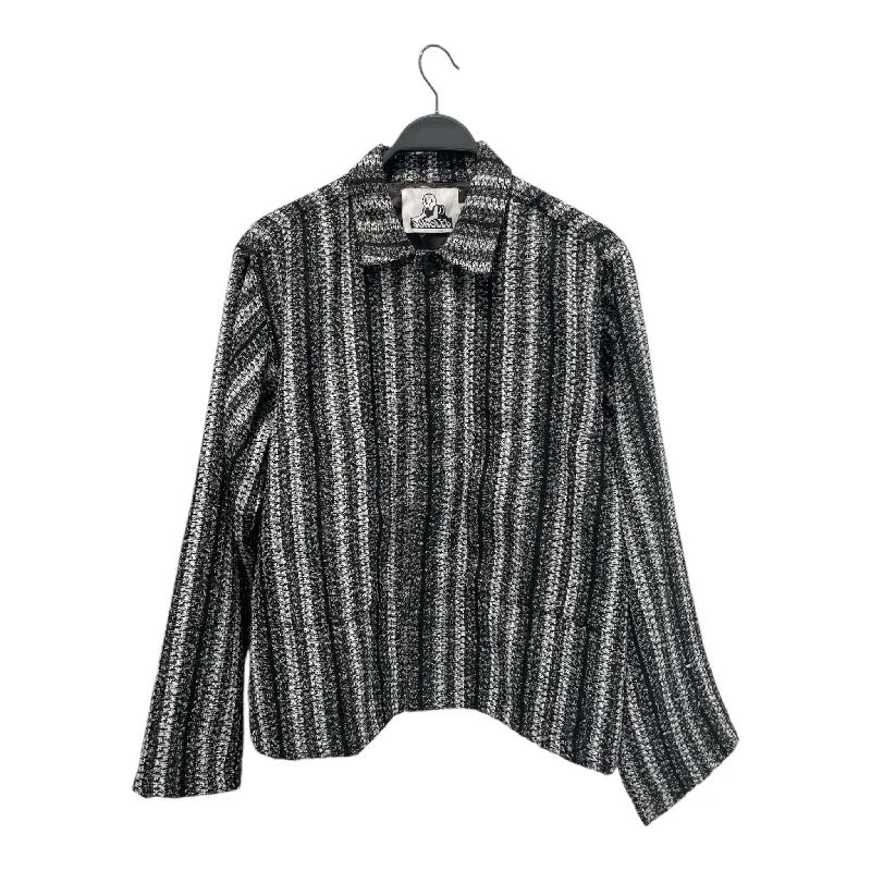 Men's Coats for Outdoor ActivitiesJungles/Jacket/M/Polyester/BLK/Stripe/Wool Knit