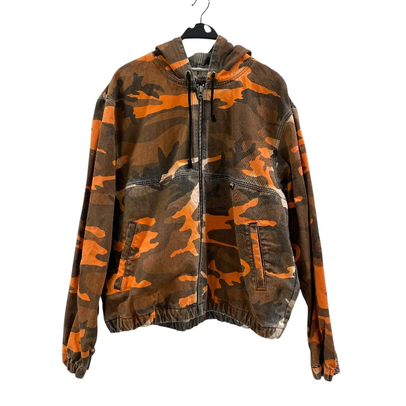 Men's Coats for Dressy OccasionsSTUSSY/Jacket/XL/ORN/Camouflage/WORKWEAR/TIGRIS CANVAZ/SPRAY Men's Coats for Dressy OccasionsSTUSSY/Jacket/XL/ORN/Camouflage/WORKWEAR/TIGRIS CANVAZ/SPRAY