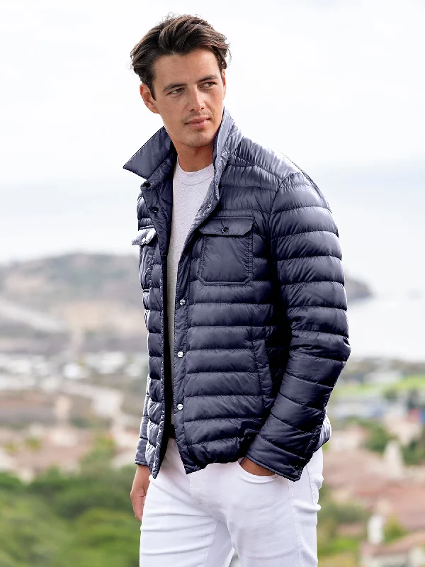 Men's Coats for Rainy WeatherAlain Ultralight Down Shirt Jacket