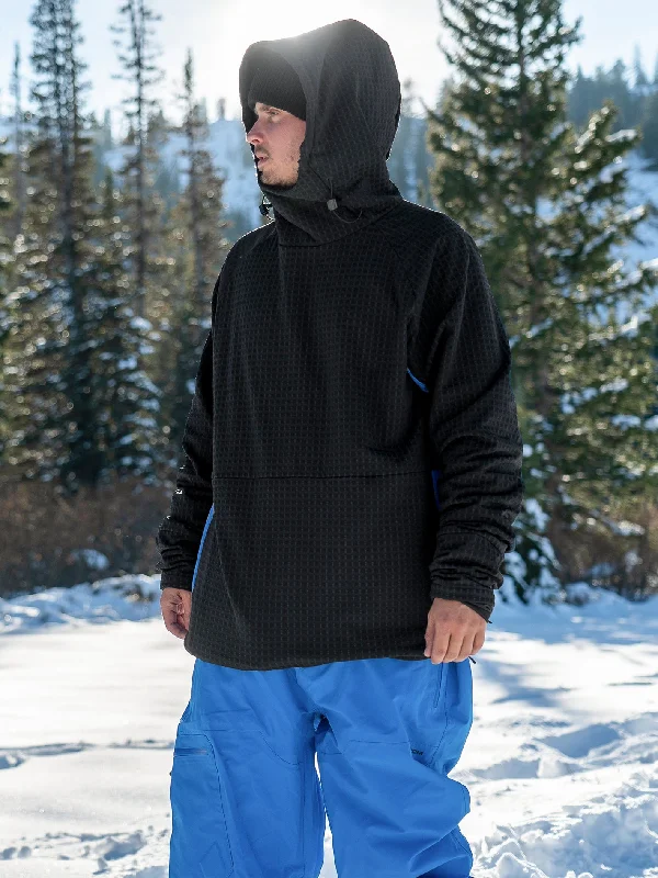 Men's Coats without LiningMens All I Got Hooded Pullover - Black