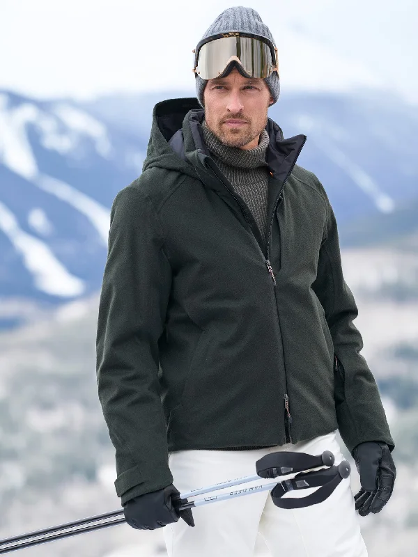 Men's Coats with Hidden PocketsBalma Tec Cashmere Ski Jacket