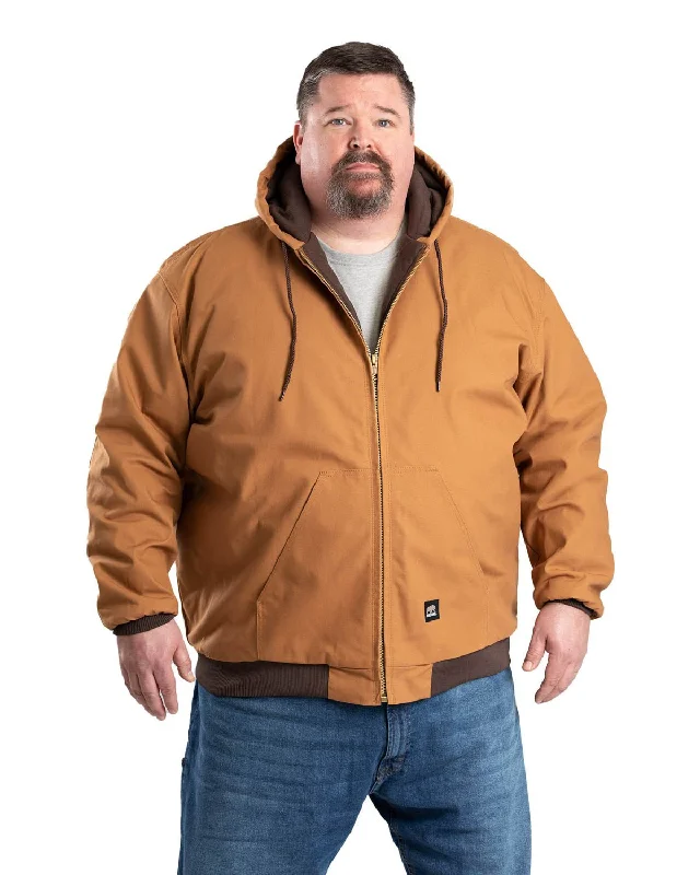 Casual Men's Bomber JacketsBerne Apparel Mens Heritage Duck Hooded Active Brown Duck 100% Cotton Jacket Casual Men's Bomber JacketsBerne Apparel Mens Heritage Duck Hooded Active Brown Duck 100% Cotton Jacket