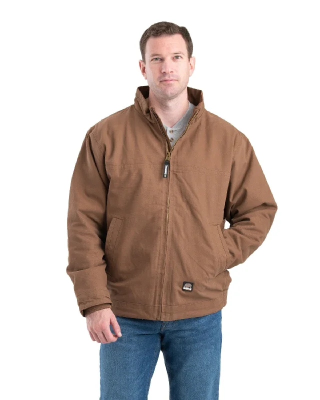 Men's Coats with Snap ButtonsBerne Mens Driftwood 100% Cotton Flagstone Flannel-Lined Duck Jacket Men's Coats with Snap ButtonsBerne Mens Driftwood 100% Cotton Flagstone Flannel-Lined Duck Jacket