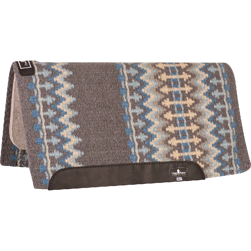 Men's Coats with Inner PocketsClassic Blanket Straight Pad - Charcoal / Malibu Blue