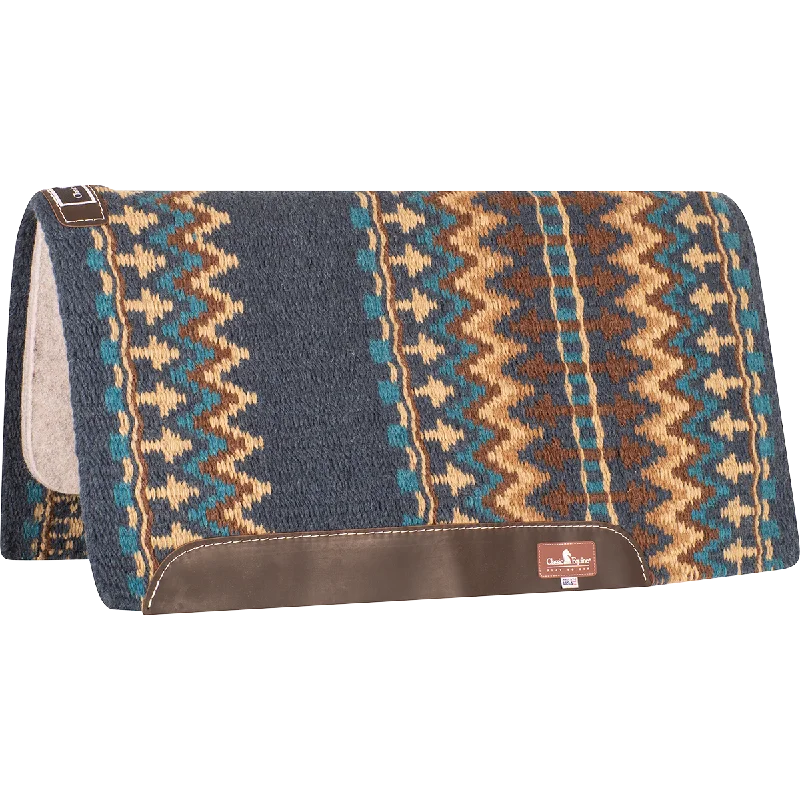 Men's Coats with Patchwork DesignsClassic Blanket Straight Pad - Navy / Chestnut