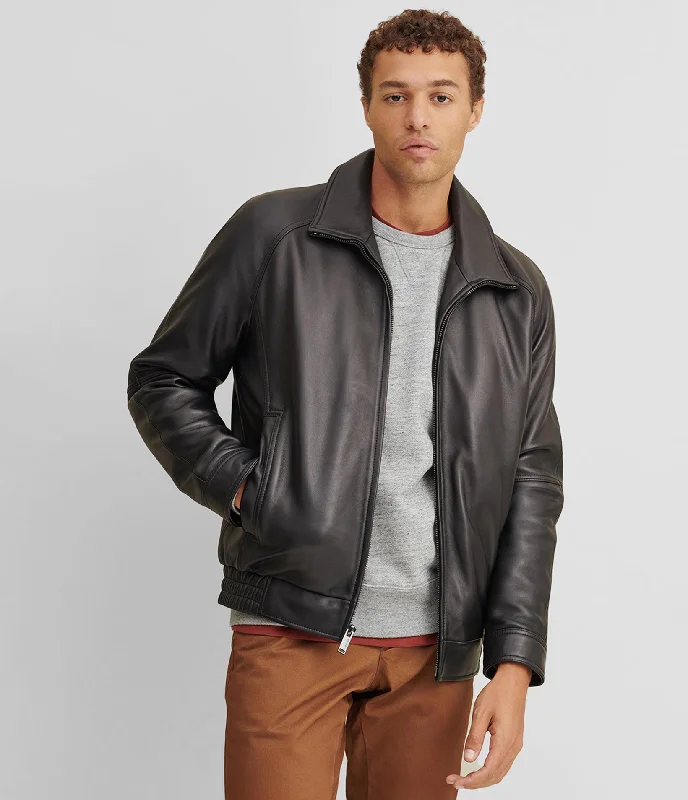 Men's Coats for Casual WearThinsulate Lined Leather Bomber