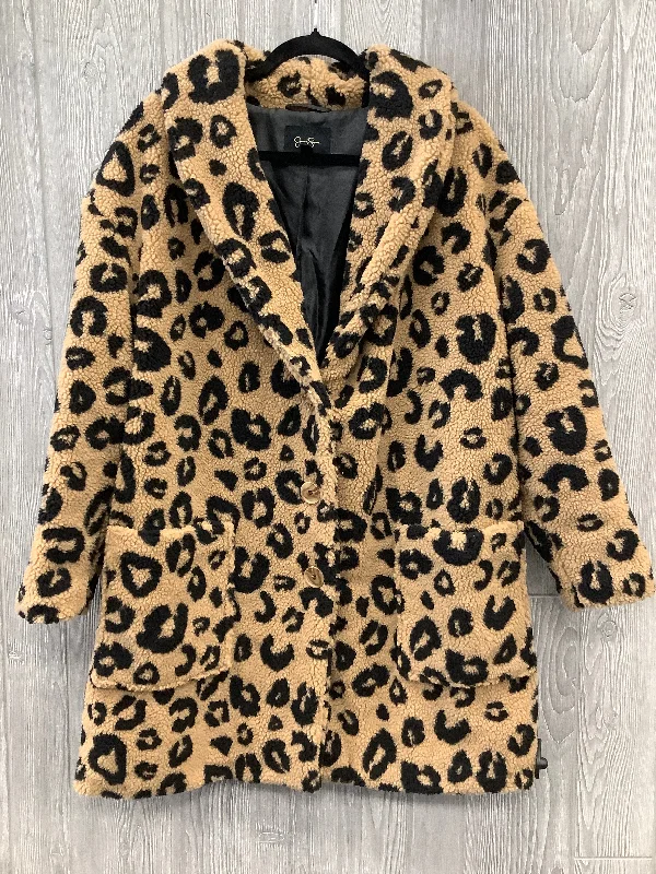 Cool Men's Pea CoatsCoat Other By Jessica Simpson In Animal Print, Size: 1x