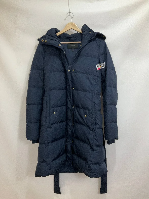 Men's Coats with Military InfluenceCoat Parka By J. Crew In Navy, Size: S