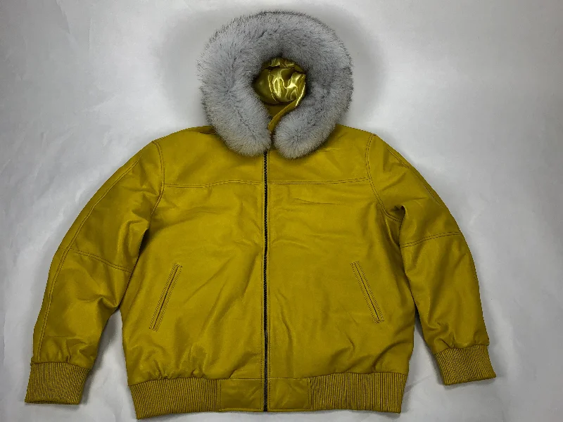 Men's Coats for Casual WearMen's Classic Baseball Jacket With Fox Hood