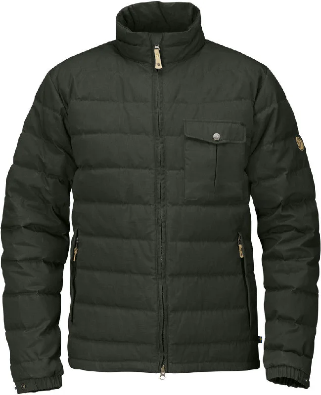 Men's Coats for City WearFjallraven Ovik Lite Winter Down Jacket - Mountain Grey - Mens