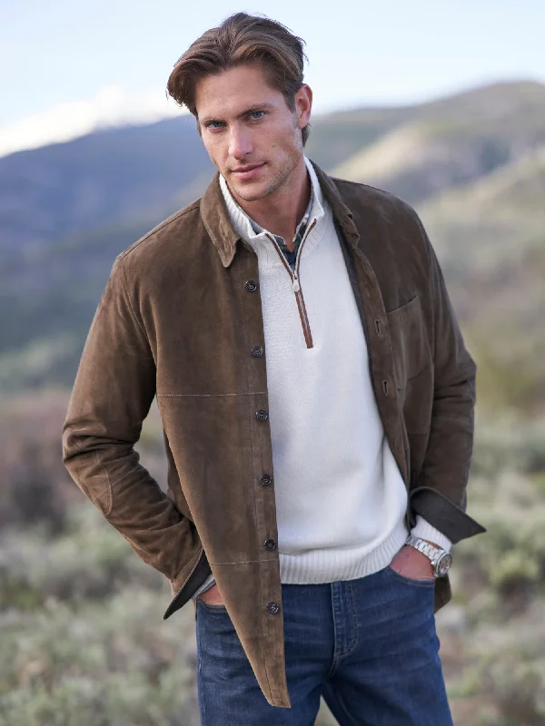 Men's Coats with Quilted LiningFlorian Suede Jacket
