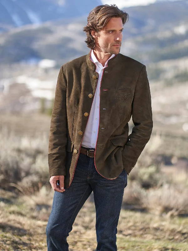 Men's Coats with Removable LiningsGeigelstein Suede Jacket