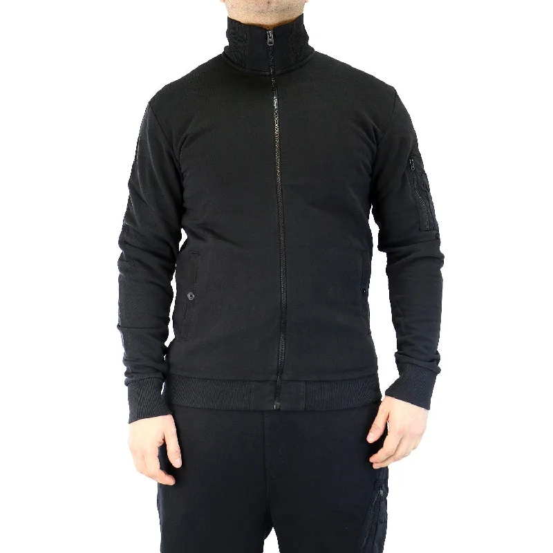 Men's Coats with Relaxed FitsG-Star Omes French Terry Athletic Vest Sweat Jacket - Black - Mens Men's Coats with Relaxed FitsG-Star Omes French Terry Athletic Vest Sweat Jacket - Black - Mens