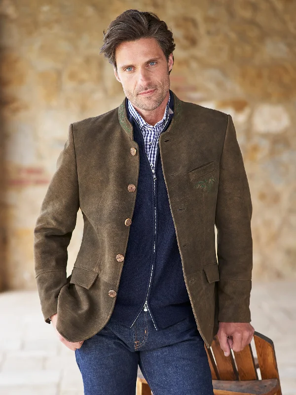 Men's Coats for City WearHirschkogel Deer Leather Jacket