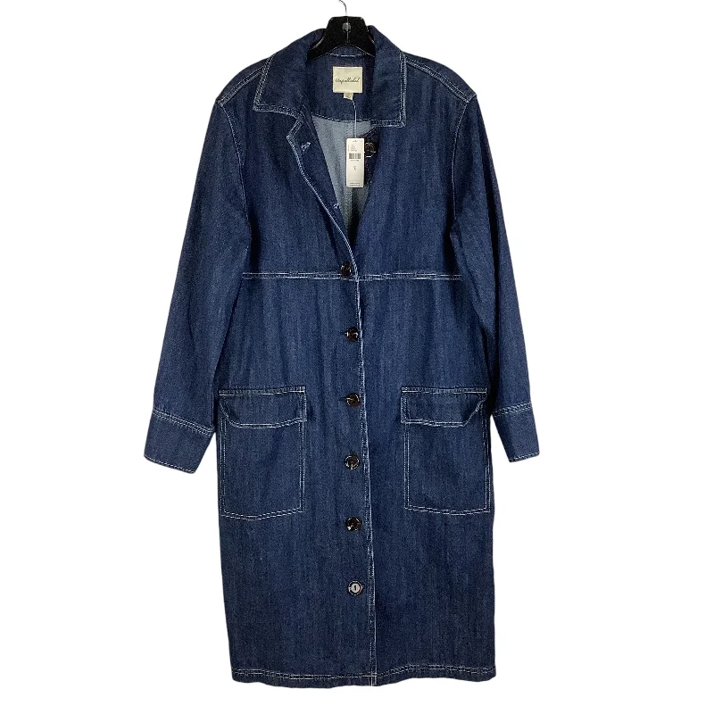 Men's Coats with PocketsJacket Denim By Anthropologie In Blue Denim, Size: S