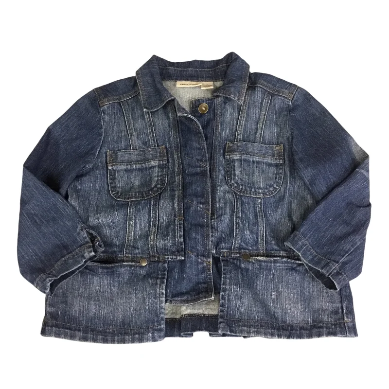 Men's Coats with Water-Repellent FabricJacket Denim By Dkny In Blue, Size: M