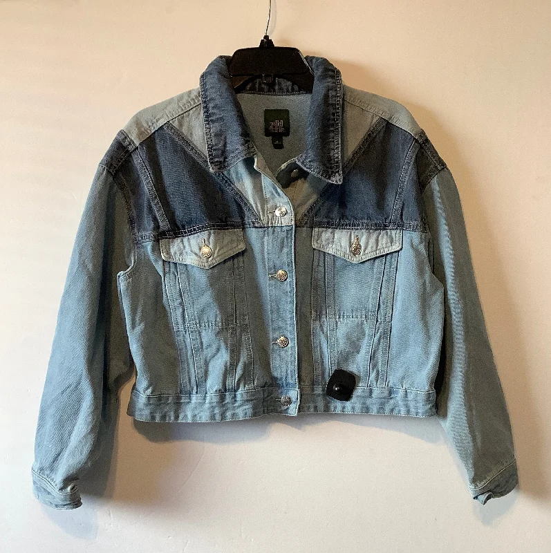 Men's Coats with Stretch FabricJacket Denim By Wild Fable In Blue Denim, Size: Xl