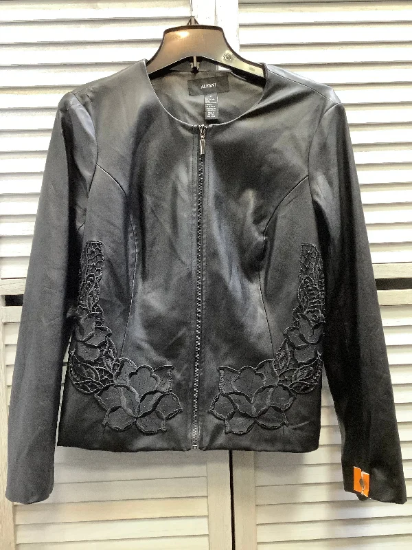 Men's Coats with Removable LiningsJacket Leather By Alfani In Black, Size: S