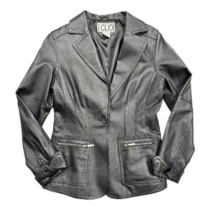 Trendy Men's Anorak JacketsJacket Leather By Clio In Brown, Size: S