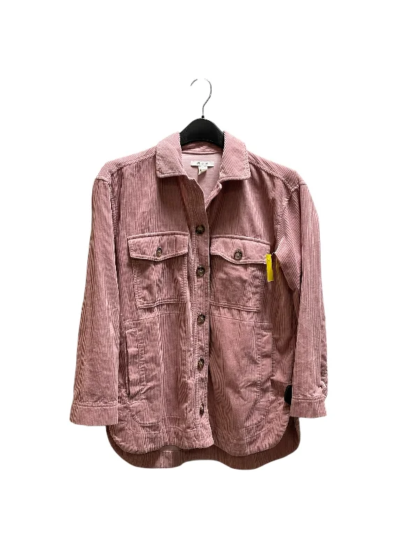 Men's Coats with Vintage StyleJacket Other By Madewell In Pink, Size: Xs