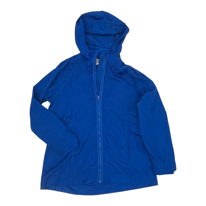 Men's Coats with LiningJacket Windbreaker By Talbots In Blue, Size:Mp