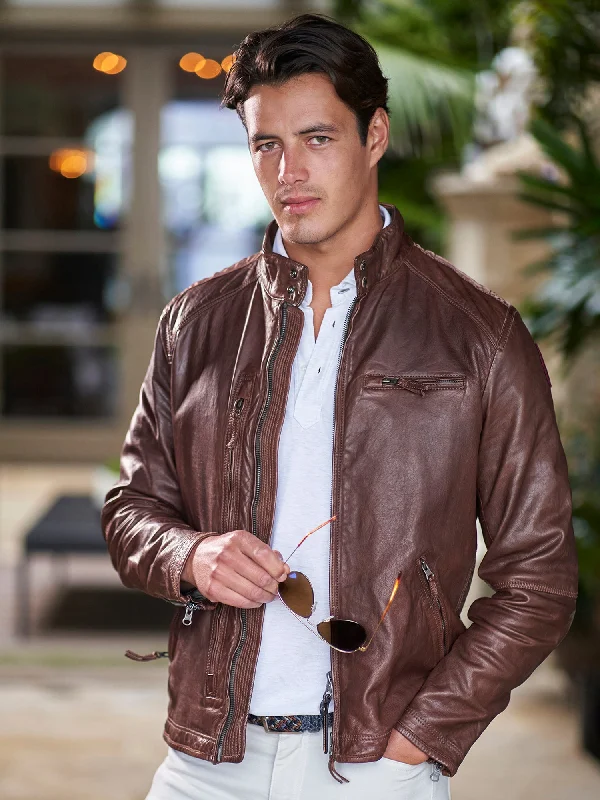 Men's Coats for RunningJustin Leather Jacket