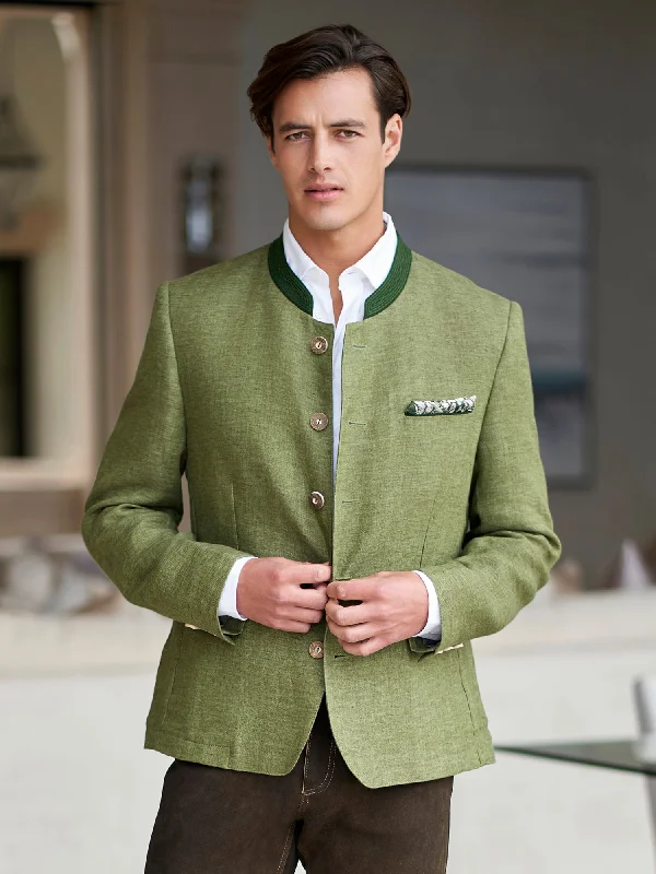 Casual Men's Bomber JacketsLeopold Linen Jacket