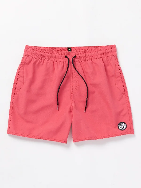 Functional Men's Ski JacketsLido Solid Trunks - Washed Ruby