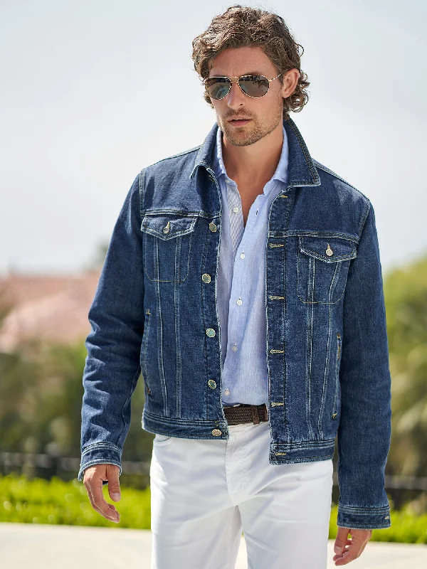 Men's Coats with LiningLovere Denim Jacket