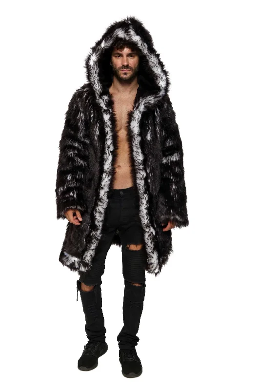 Elegant Men's Wool CoatsMen’s C3 (Cool.Classic.Comfy) Coat in "Just The Tip-Black"