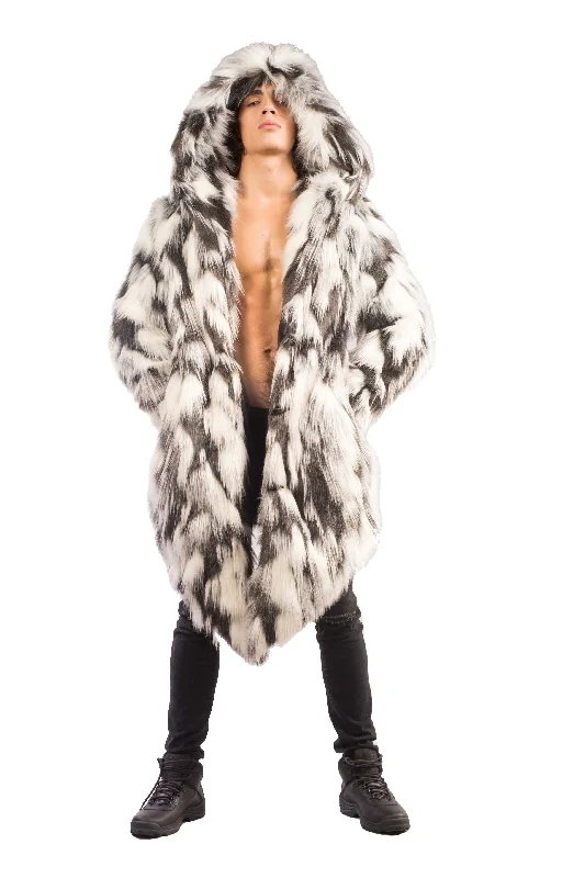 Men's Coats with Inner PocketsMen's Desert Warrior Coat in "Tibetian Wolf"