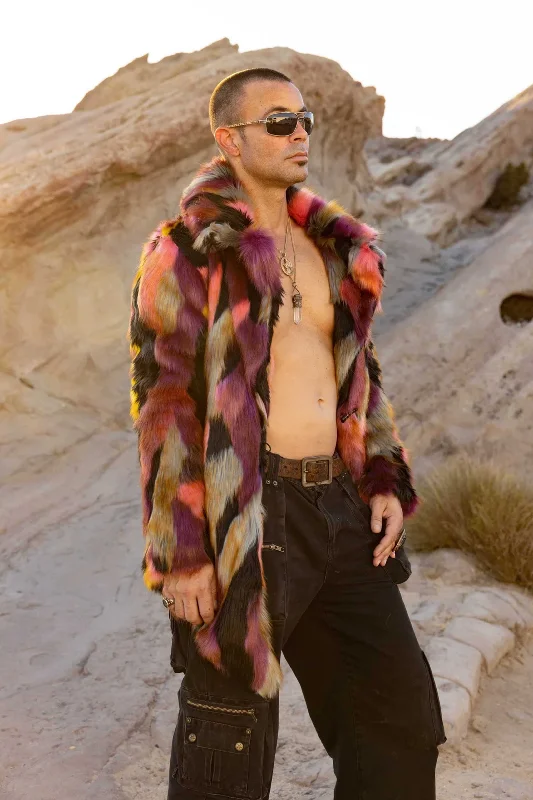 Men's Coats with Breathable FabricMen's Duke Coat in "Dark Acid"