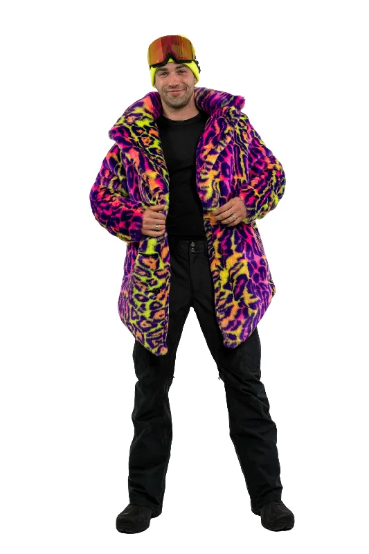 Men's Coats with Modern CutsMen's Duke Coat in "Neon Cheetah"