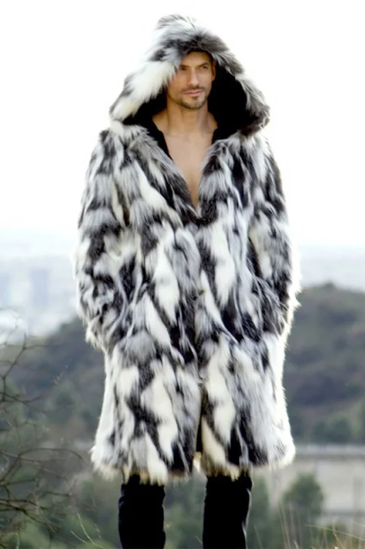 Men's Coats for BikingMen's Playa Coat in "Tibetian Wolf"