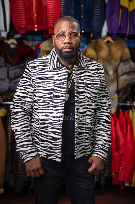 Men's Coats for WalkingMen's Dylan Pony Jacket [Zebra]
