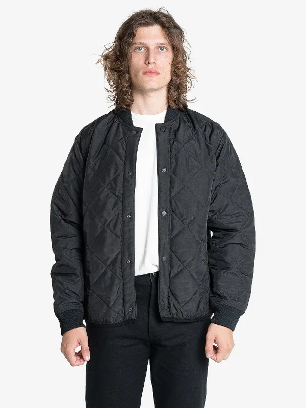 Men's Coats for LayeringMinimal Thrills Quilt Work Jacket - Black