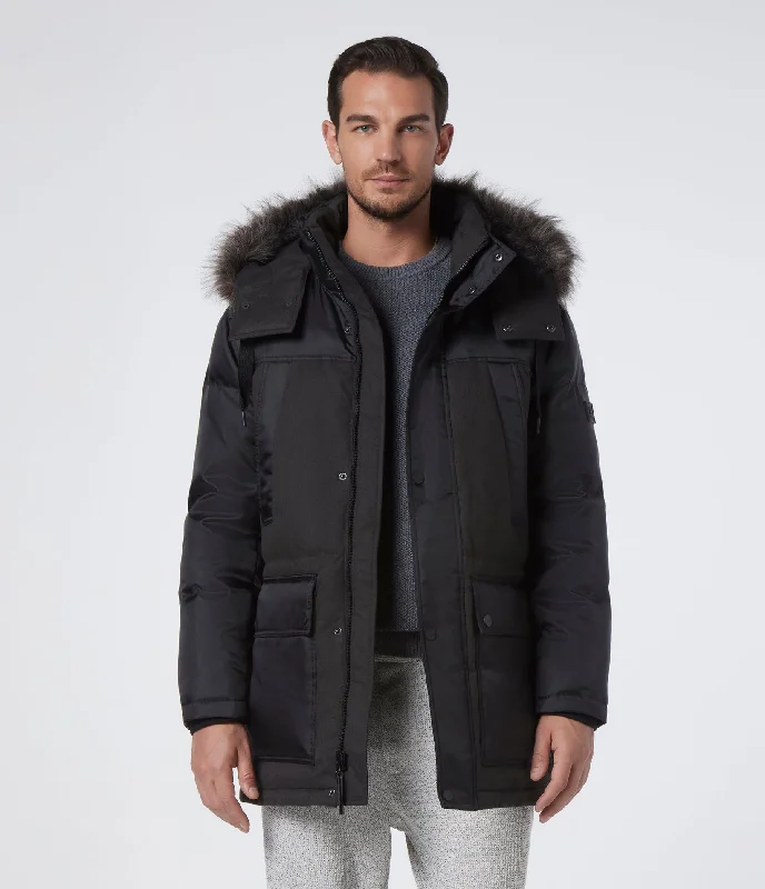 Affordable Men's Winter CoatsTripp Removable Faux Fur Hooded Parka
