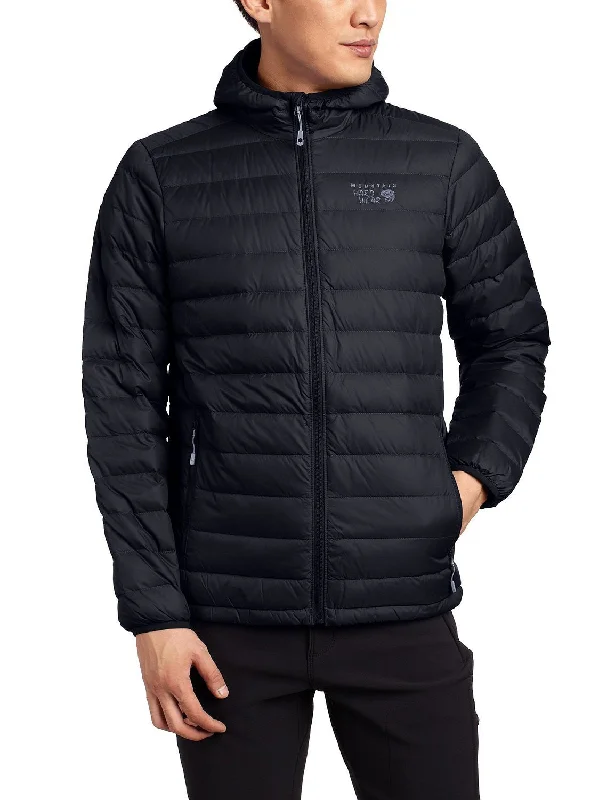 Men's Coats with Reflective StripesMountain Hardwear Micro Ratio Hooded Down Jacket - Mens Men's Coats with Reflective StripesMountain Hardwear Micro Ratio Hooded Down Jacket - Mens