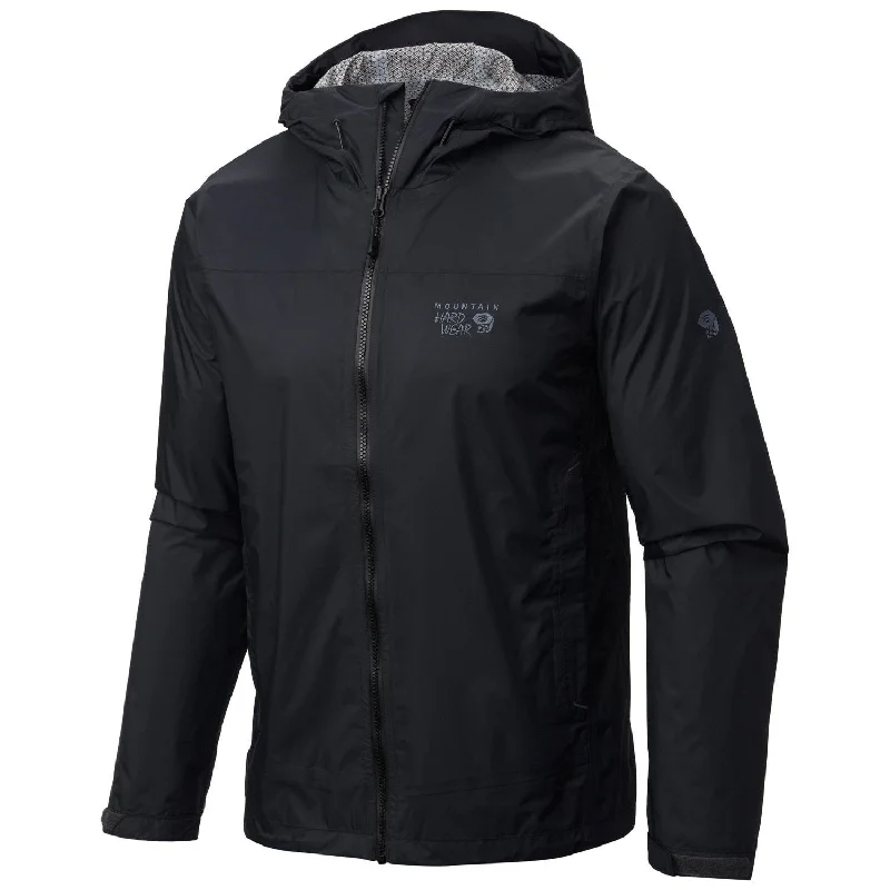 Men's Coats for SkiingMountain Hardwear Plasmic Ion Rain Jacket Windbreaker - Mens