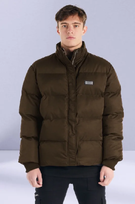 Men's Coats for Casual WearnANA jUDY Mens Monet Puffer Jacket - Brown