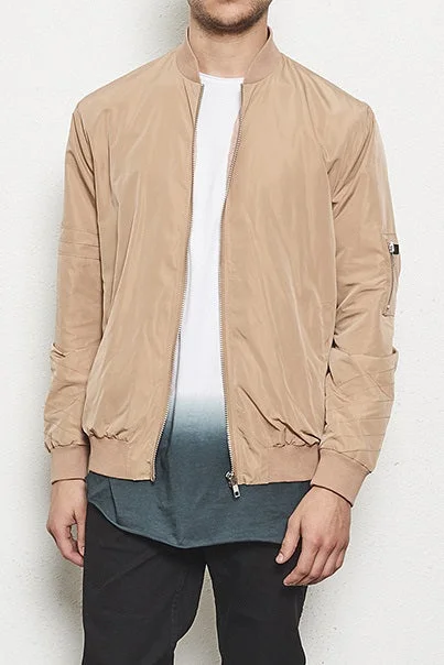 Men's Coats for All SeasonsnANA jUDY MENS ALLIANCE BOMBER JACKET DESERT PINK