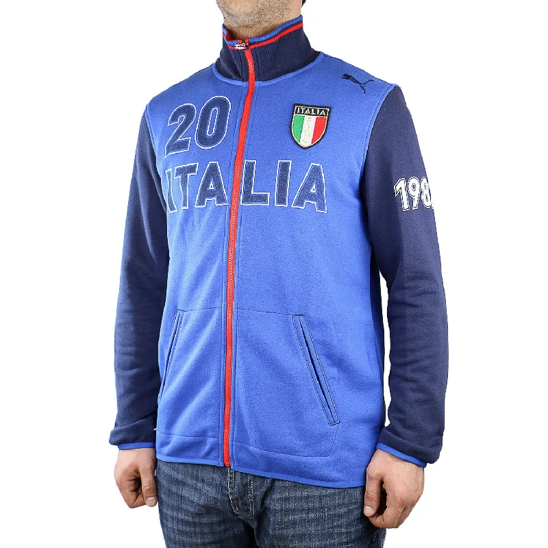Men's Coats for HikingPuma Italia Kicker Track Jacket - Team Power Blue - Mens