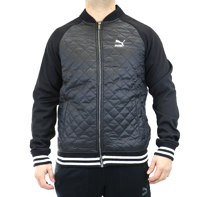 Affordable Men's Winter CoatsPuma QUILTED LIFESTYLE JACKET  - Black - Mens